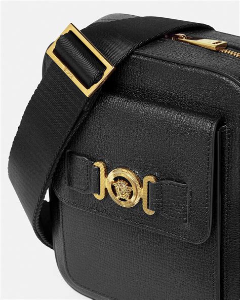 Borsa a tracolla La Medusa Nero,Oro 